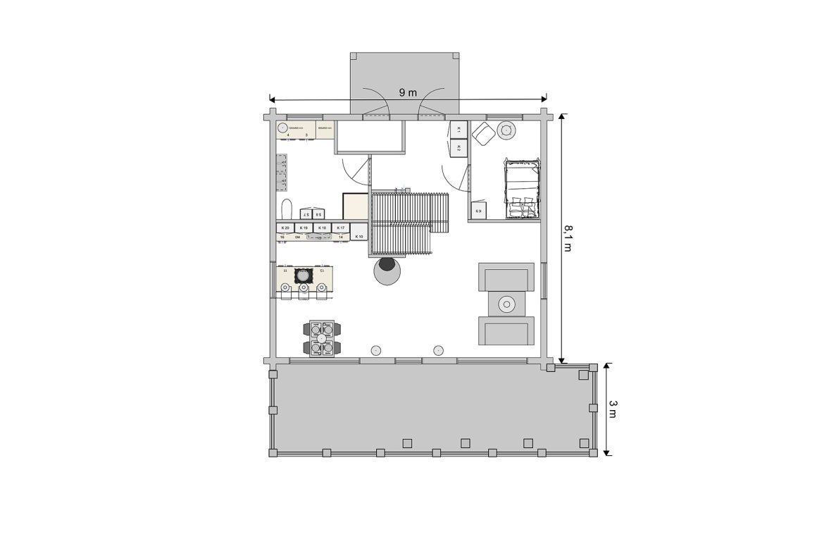 Sälen - Bottenplan