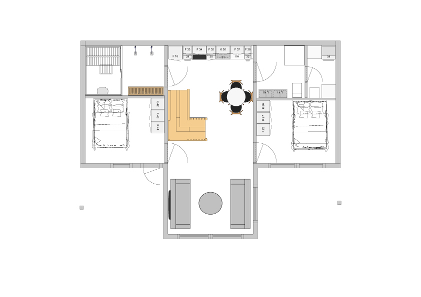 Kåbdalis - Källarplan förslag 1