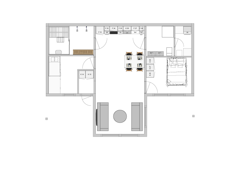Kåbdalis - Källarplan förslag 4